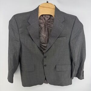 Ralph Lauren‎ Men Wool Cashmere Blazer Suit Jacket Gray Size 40S Made in Canada